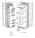 DOORS Diagram and Parts List for CSK22ZADAAA  Hotpoint Refrigerator