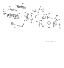 ICEMAKER WR30X0303 Diagram and Parts List for MTI18GIBURWW  General Electric Refrigerator