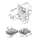 BODY PARTS Diagram and Parts List for HDA2000F00AD  Hotpoint Dishwasher