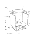 CABINET Diagram and Parts List for NWXR473GV2WW  Hotpoint Dryer