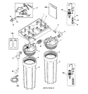 WATER FILTRATION SYSTEM Diagram and Parts List for GXSL03C  General Electric Water Filter System