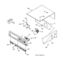 CONTROL PANEL Diagram and Parts List for JCKP18BA3BB  General Electric Wall Oven
