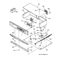 CONTROL PANEL Diagram and Parts List for JT910SA3SS  General Electric Wall Oven