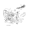 Part Location Diagram of WB18T10148 GE WIRE HARNESS-MAIN