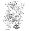 Part Location Diagram of WB02T10020 GE FAN SUPPORT