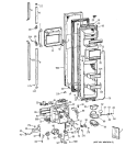 FREEZER DOOR Diagram and Parts List for TFEA27FPAAD  General Electric Refrigerator