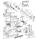 FREEZER SECTION Diagram and Parts List for TFEA27RRAAD  General Electric Refrigerator