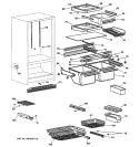 Part Location Diagram of WR79X10002 GE PANEL KICK (WHITE)