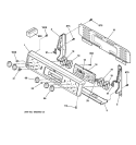 CONTROL PANEL Diagram and Parts List for JBP24WB4WW  General Electric Range