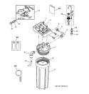 UNDERSINK WATER SYSTEM Diagram and Parts List for GN1S15CBL  General Electric Water Filter System