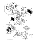 Part Location Diagram of WJ98X10062 GE COMPRESSOR
