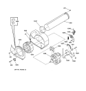 MOTOR Diagram and Parts List for DSXH43GA0WW  General Electric Dryer