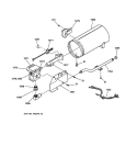 BURNER Diagram and Parts List for DSXH43GA0WW  General Electric Dryer
