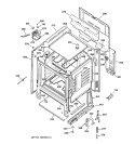 BODY PARTS Diagram and Parts List for JBP19BC1WH  General Electric Range