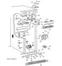 Part Location Diagram of WR01X2020 GE GUARD HINGE