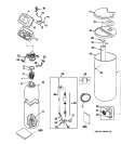 BODY PARTS Diagram and Parts List for GNSF35Z02  General Electric Water Softener