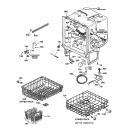 BODY PARTS Diagram and Parts List for GSD3755F00CC  General Electric Dishwasher