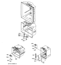 LIGHT SWITCHES & DRAIN FUNNEL Diagram and Parts List for TCX22PACCCC  General Electric Refrigerator