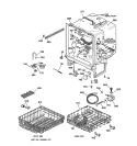 Part Location Diagram of WD03X10004 GE SPRING DOOR BR 13 LB