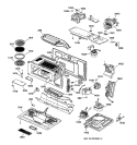 Part Location Diagram of WB36X10129 GE Light Lens Cover