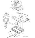 MACHINE COMPARTMENT ASSEMBLY Diagram and Parts List for TCX22PACAAA  General Electric Refrigerator