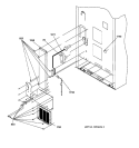 CABINET BACK Diagram and Parts List for TCX22PACBBB  General Electric Refrigerator