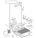 UNIT PARTS Diagram and Parts List for TPG24PRDBBB  General Electric Refrigerator