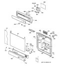 Part Location Diagram of WD31X10019 GE PANEL FRONT - SHORT ALMO