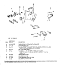 TIMER ASSEMBLY Diagram and Parts List for CADE165SWH  General Electric Dryer