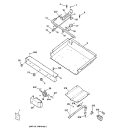 GAS & BURNER PARTS Diagram and Parts List for JGBS23DEW3AD  General Electric Range