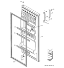 DOOR Diagram and Parts List for TAX10SNXDRWH  General Electric Refrigerator