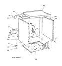 Part Location Diagram of WE1M468 GE Rear Bracket Screw