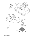 HOOD Diagram and Parts List for JV346V1BB  General Electric Range Hood