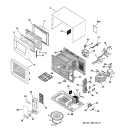 MICROWAVE Diagram and Parts List for JES1244GC001  General Electric Microwave