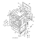 BODY PARTS Diagram and Parts List for JBS61BC1WH  General Electric Range