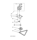MOTOR & DRIVE PARTS Diagram and Parts List for GCG1550F0CC  General Electric Trash Compactor