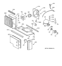 UNIT PARTS Diagram and Parts List for ZISB48DCB  General Electric Refrigerator