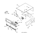 CONTROL PANEL Diagram and Parts List for JK910BA1BB  General Electric Wall Oven
