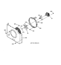 FAN ASSEMBLY Diagram and Parts List for JK910BA1BB  General Electric Wall Oven