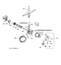 MOTOR - PUMP MECHANISM Diagram and Parts List for GSM2110D01AA  General Electric Dishwasher