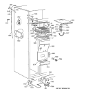 Part Location Diagram of WR17X10687 GE PAN EVAP DRAIN