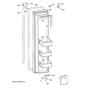 FREEZER DOOR Diagram and Parts List for ZISS48NCBSS  General Electric Refrigerator