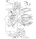 FRESH FOOD SECTION Diagram and Parts List for ZISS48NCBSS  General Electric Refrigerator