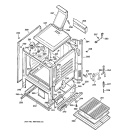 BODY PARTS Diagram and Parts List for JGBS20WEA2WW  General Electric Range