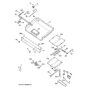 GAS BURNER PARTS Diagram and Parts List for JGBP28WEA2WW  General Electric Range