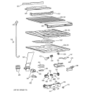 Part Location Diagram of WR17X3859 GE 1NSULATION DIVIDER