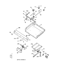 GAS & BURNER PARTS Diagram and Parts List for JGBS23WEA3WW  General Electric Range