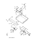 BURNER PARTS Diagram and Parts List for JGBS21PEC2WW  General Electric Range
