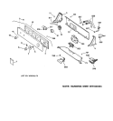 Part Location Diagram of WH12X10148 GE CONTROL PANEL Assembly