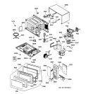 MICROWAVE PARTS Diagram and Parts List for JES1339WC01  General Electric Microwave